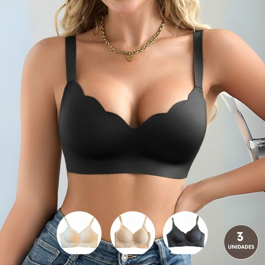 PROMO 3x1 | Corpiño Segunda Piel Reafirmante Antiflacidez + Pack Bombachas de Regalo