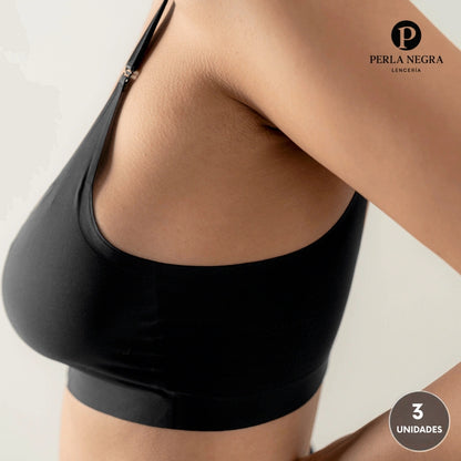 PROMO 3x1 | Corpiño Segunda Piel + Pack Bombachas de Regalo