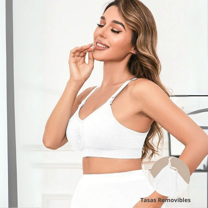 PROMO 3 X 1 | CORPIÑO DE AMAMANTAR + PACK DE BOMBACHAS DE REGALO